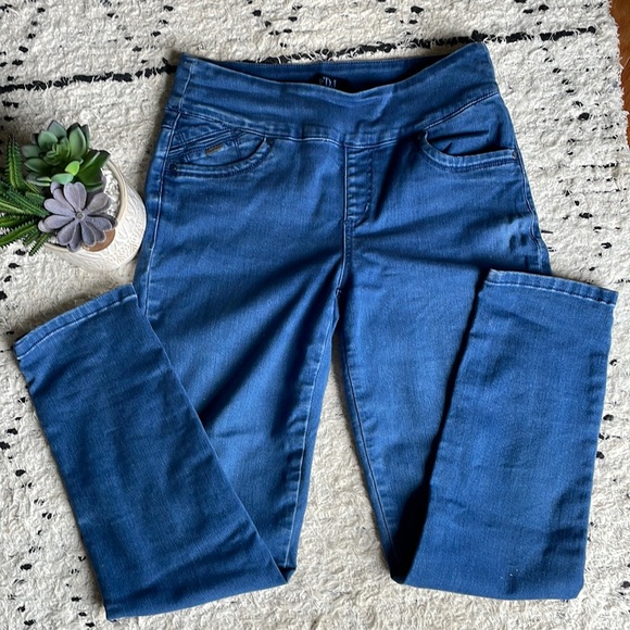 French Dressing Jeans 5 pocket pull on denim pants - Picture 1 of 7